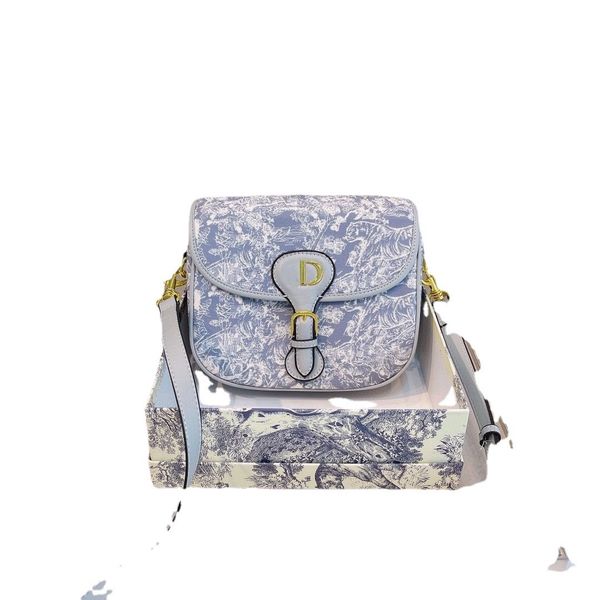 

70% off factory store art moving museum ink painting saddle canvas 2021 fashion bag single shoulder messenger bag