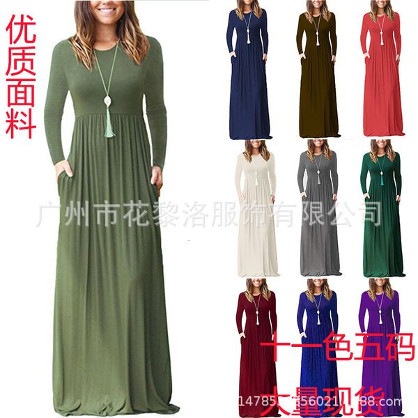 

luxury casual drs2021 autumn long sleeve pocket drs, Black;gray