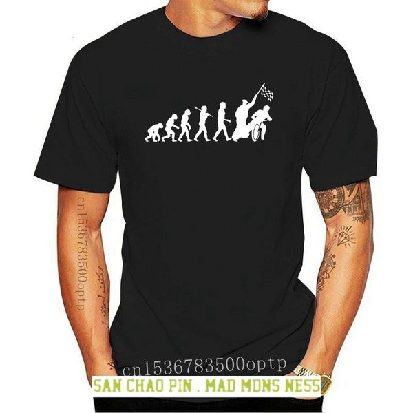 

men's t-shirts brand 2021 summer mens short sleeve cool casual evolution of man, speedway dirt biker track t-shirt.cute t shirts, White;black
