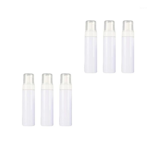 

storage bottles & jars 6pcs 30ml press pump bottle foaming cosmetic dispenser bubble making (transparent)