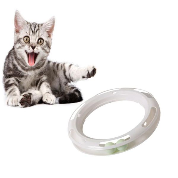 

cat toys pet interactive playing toy for cats kitten exercise scratch-resistant tract ball catch game katten speelgoed jouet chat