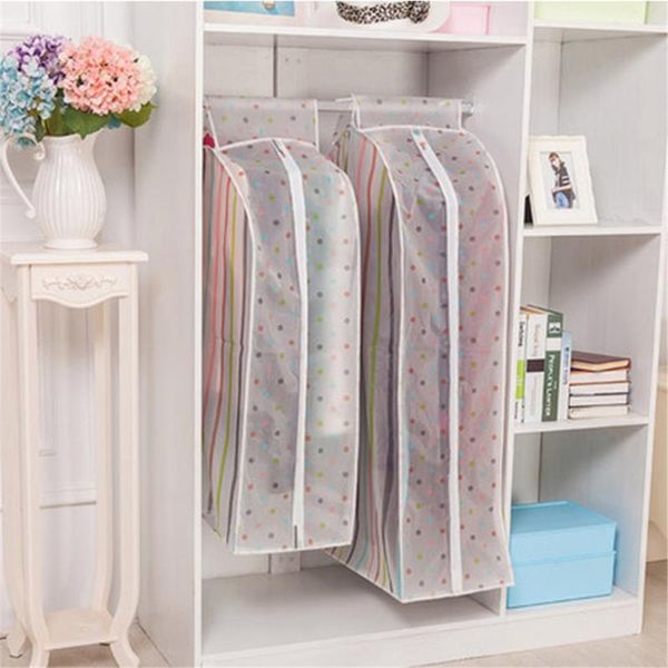 

clothing & wardrobe storage dustproof cloth cover bags hanging clear organizer waterproof breathable zipper suit coat dust bag