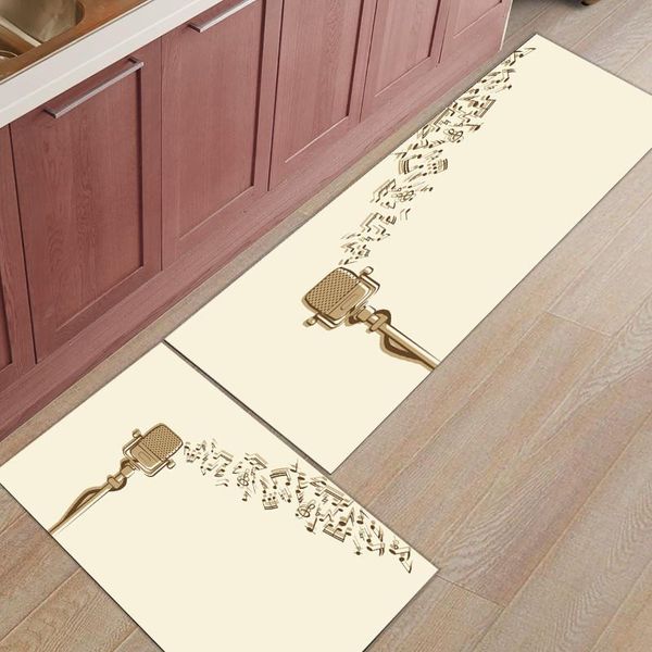 

carpets microphone music retro kitchen mat entrance doormat home living room mats bedroom bedside anti-slip rug