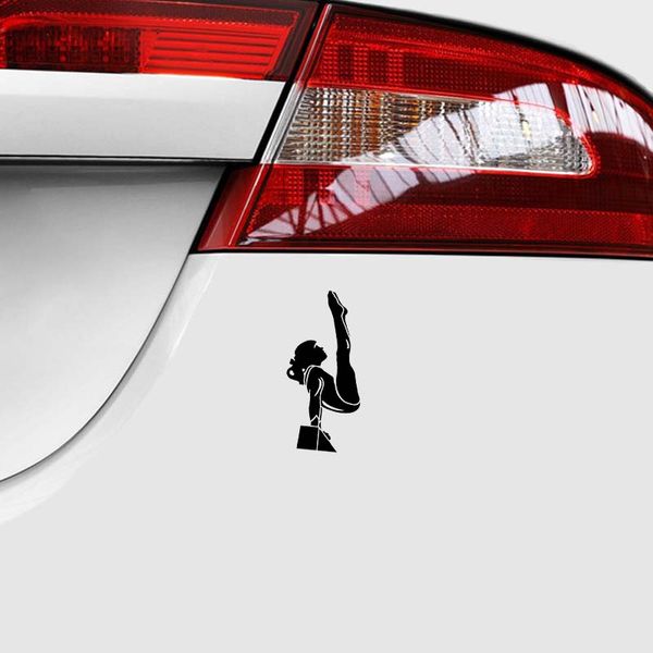 

7.5*15.7 fashion gymnastics dancing ballet dancing girl decor car sticker vinyl