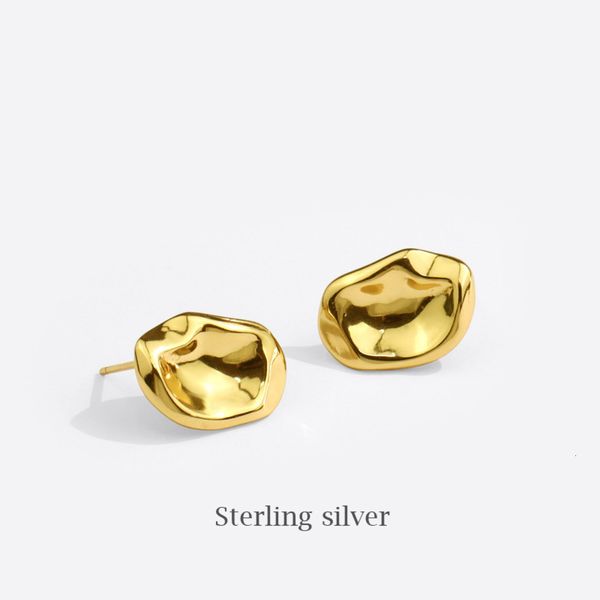 

light luxury asymmetric handmade face earrings women simple irregular