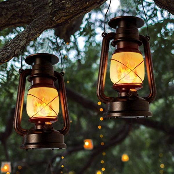 

portable lanterns outdoor battery powered led vintage lantern tent fishing camping hanging lights with remote control 2 modes