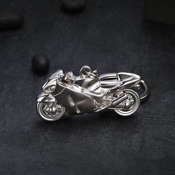

keychains car pendant personality key chain model men's small gift can be wholesale, Silver