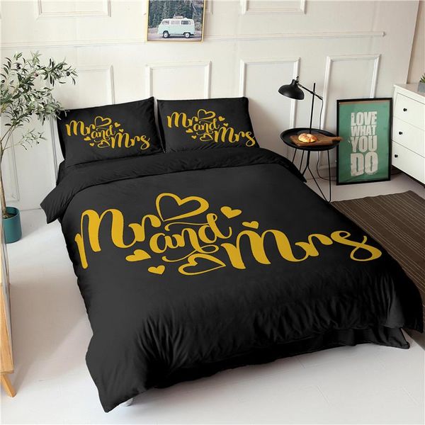 

bedding sets 3d leopard print duvet cover set luxury love pattern quilt adults kids bed and pillowcase comfortable