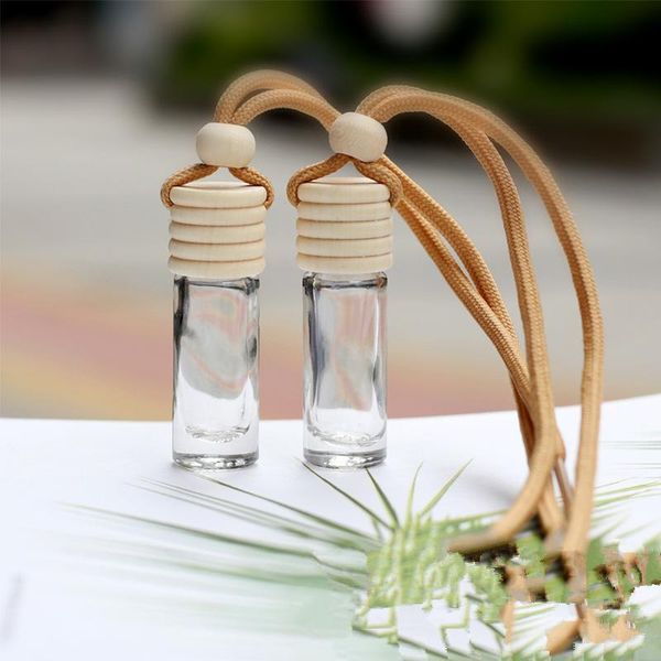 

storage bottles & jars 100pcs empty car hanging perfume bottle essential oil pendant decor vials for air refreshing