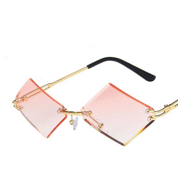

fashion sunglasses fashion sunglasses wholesale designer brands diamond shaped sun glasses for women fashion rimless shield sunglasses men, Black