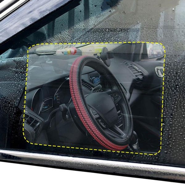 

car sunshade rearview mirror glass film waterproof anti-fog rain-proof window membrane