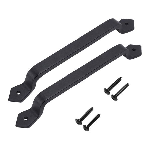 

packs 11 inch heavy duty sliding barn door handle set for outdoor,garage,closet,interior handles & pulls