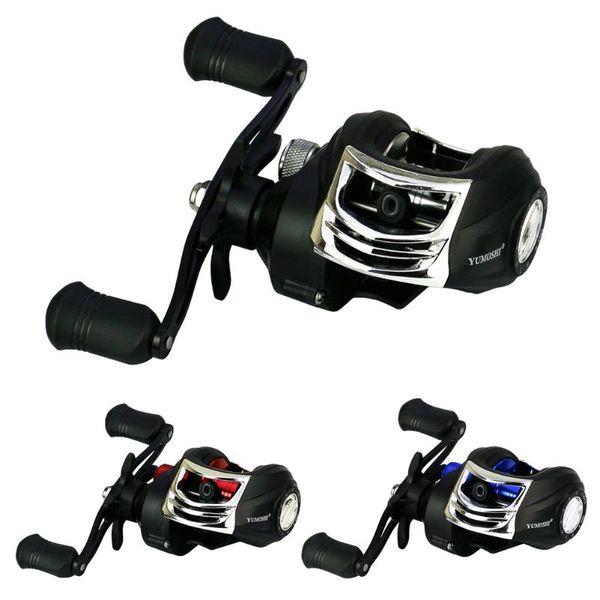 

baitcasting reels 7.2/1 all metal low profile fishing reel hollow lure tackle accessories