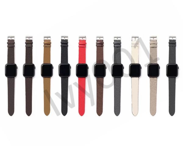 

luxury designer watchbands watch band 42mm 38mm 40mm 44mm iwatch 2 3 4 5 bands leather strap bracelet fashion stripes watchband y03