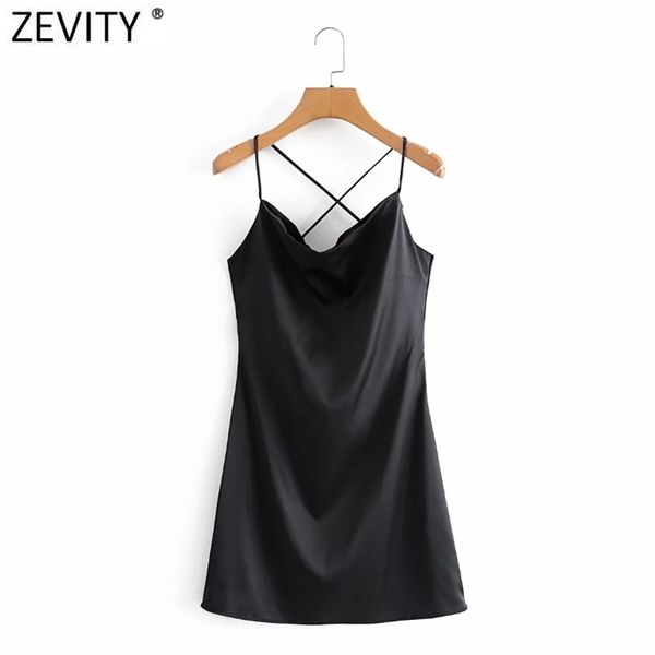 

women backless strap cross black sling mini dress female chic club wear party vestido lady slim clothing ds4952 210420, Black;gray