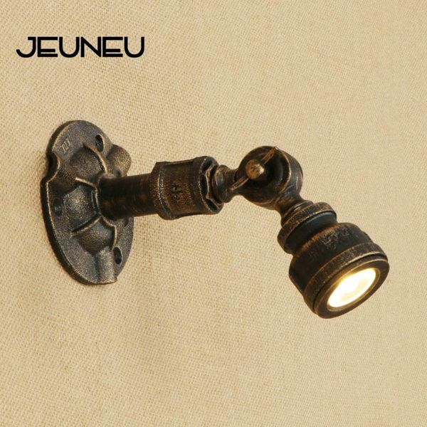 

retro industry wall lamp art deco country adjustable iron water pipe light led for bedroom restaurant living room cafe path