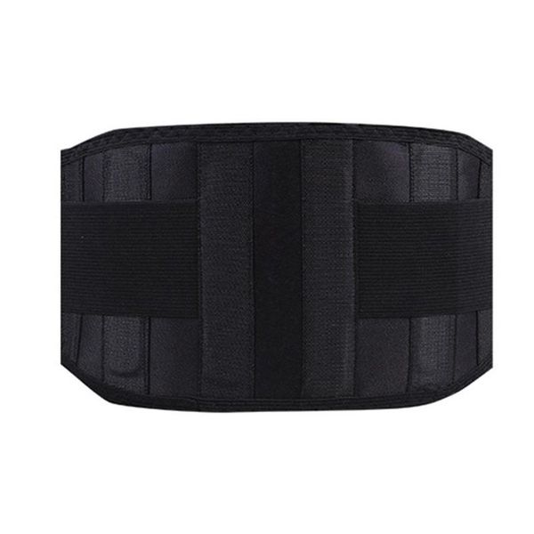 

lumbar support belt magnetic therapy self-heating breathable steel plate waist home, fitness, sporting, Black;gray