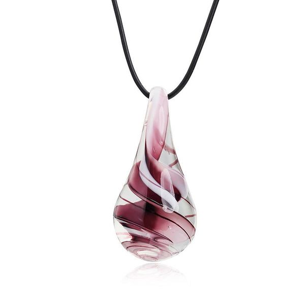 

pendant necklaces creative color spiral glaze long necklace for women elegant fashion jewelry accessories girl gift, Silver