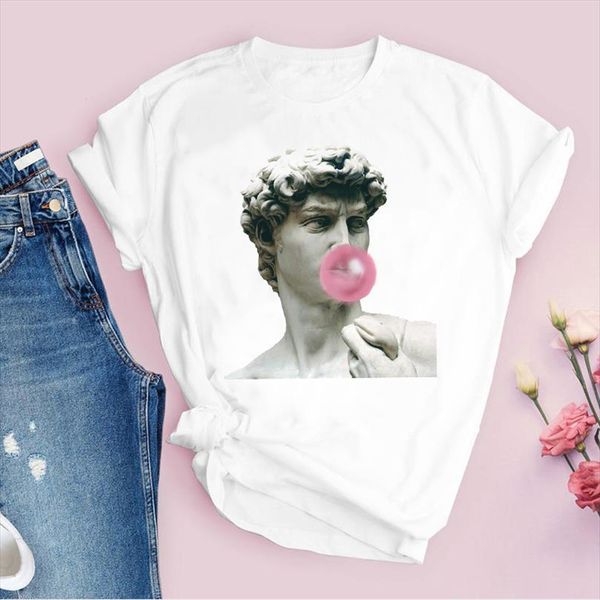 

men graphic aesthetic cute t shirts fashion mens balloon casual 90s short sleeve print lady tees clothing female shirt, White;black