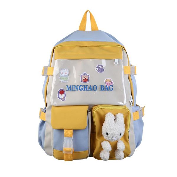 

school bags cute cartoon schoolbag for girl students leisure large capacity backpack women designer bag sac de luxe femme