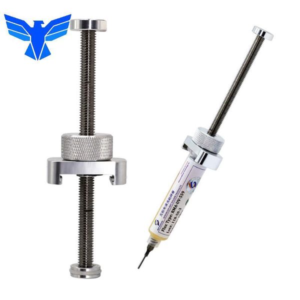 

professional hand tool sets aluminum alloy rotary solder paste uv mask ink welding oil needle barrel propulsion tools flux push