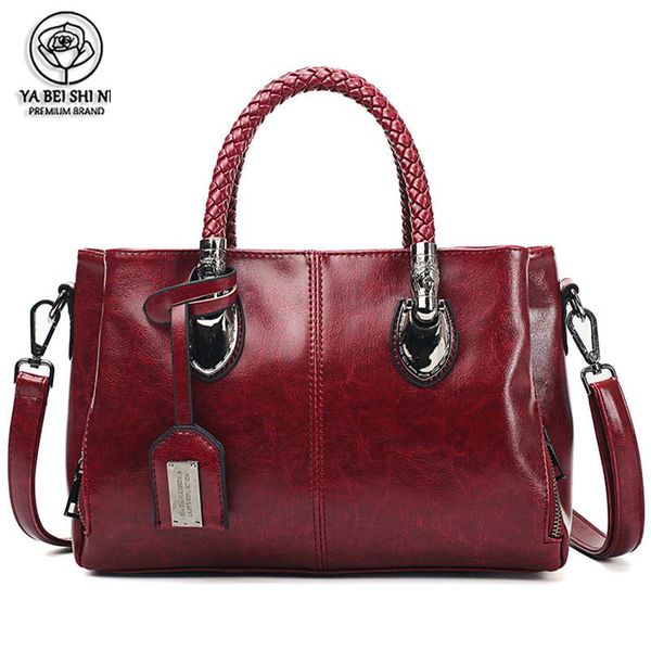 

evening bags boston bag women handbags foroil wax crossbody for ladies hand sac a main leather female shoulder