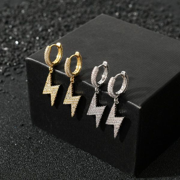 

stud 925 sterling silver tassel zircon geometric earrings for women girls party wedding jewelry eh948, Golden;silver