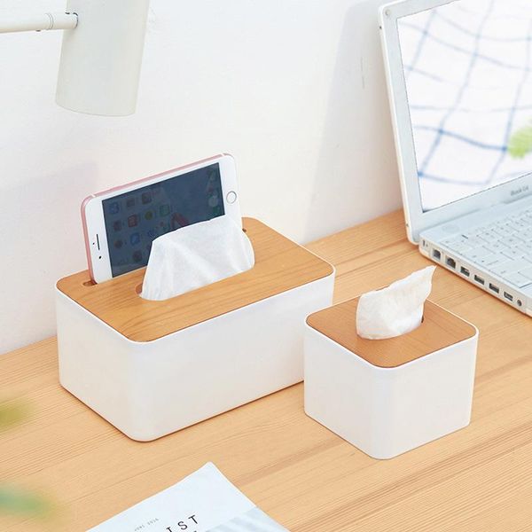 

tissue boxes & napkins wooden cover box creative drawing room car square wood