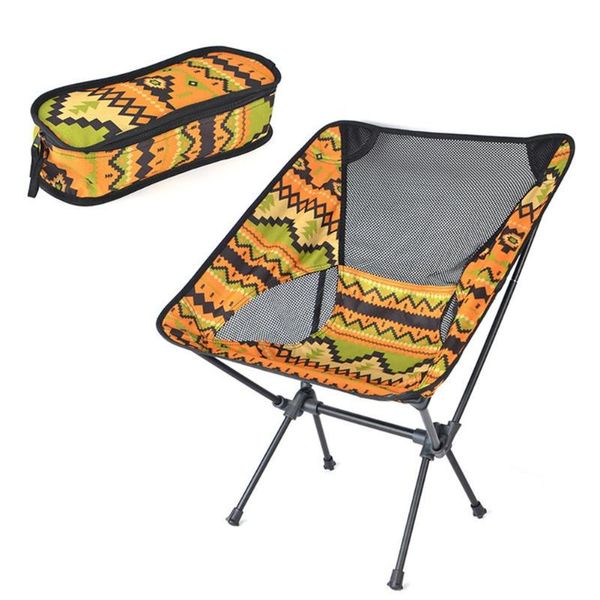 

portable aluminum alloy folding fishing chair ultralight camping leisure space for outdoor travel beach picnic accessories