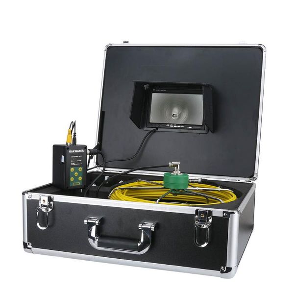 

inch pipe inspection video camera drain sewer pipeline industrial endoscope support ip68 38 leds 360 degree rotating ip cameras