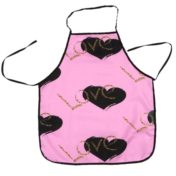 

aprons waterproof apron printed cooking malove heart pattern for