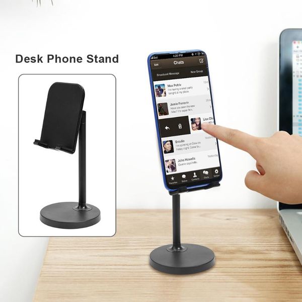 

universal smartphone stand tablet holder for phone adjustable desk metal cell accessories mounts & holders