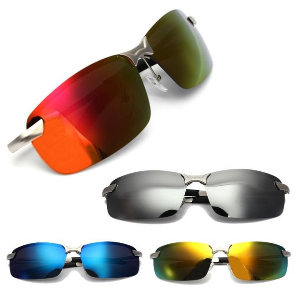 

men's fashion polarized driving sunglasses anti-glare outdoor sports uv glasses ice blue eyewear