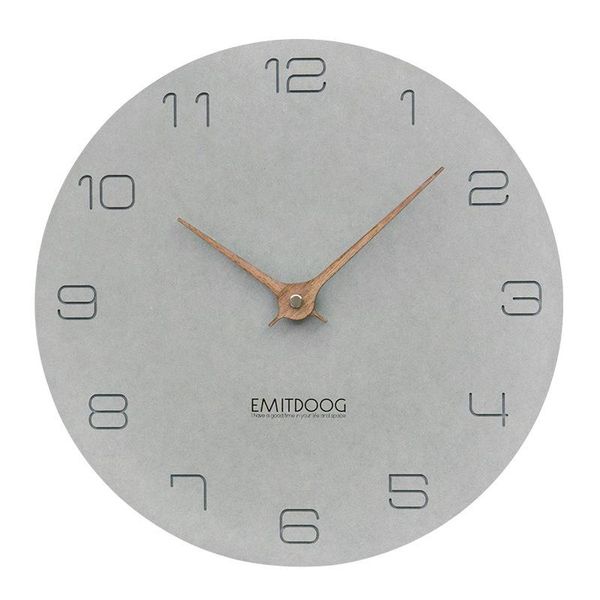 

wall clocks modern simple clock creative living room quiet nordic scale grey bedroom kitchen zegar industrial decor 50zb