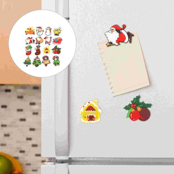 

fridge magnets 16pcs christmas theme cartoon magnet stickers refrigerator decor