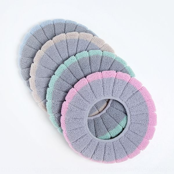 

up7o pad nordic stickers color sand keep warm ring warm and thickened toilet cover o-type knitting toilet cover