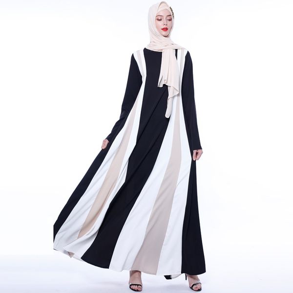 

turkey arabic dress muslim women loose maxi hijab abaya elegant long sleeve plus size dubai robe vestidos eid arab islamic burka, Red