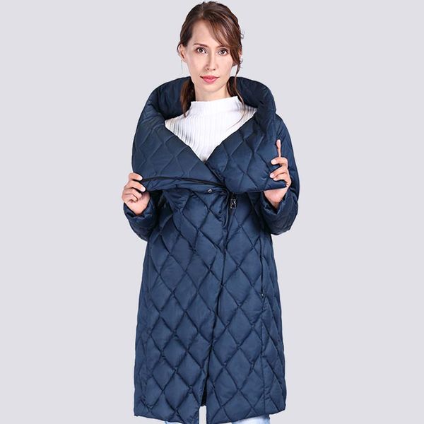 

women's trench coats 2021 thick parkas women bio fluff hooded winter coat plus size long warm stylish jacket outwear, Tan;black