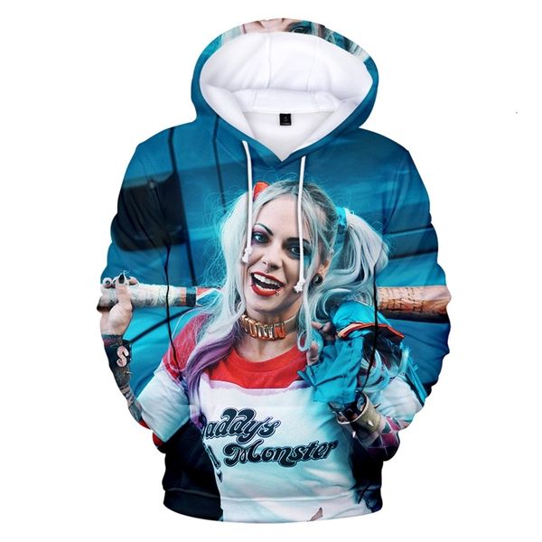 

2021 new children's wear little ugly girl optional peripheral 3d digital printing hoodie, Black