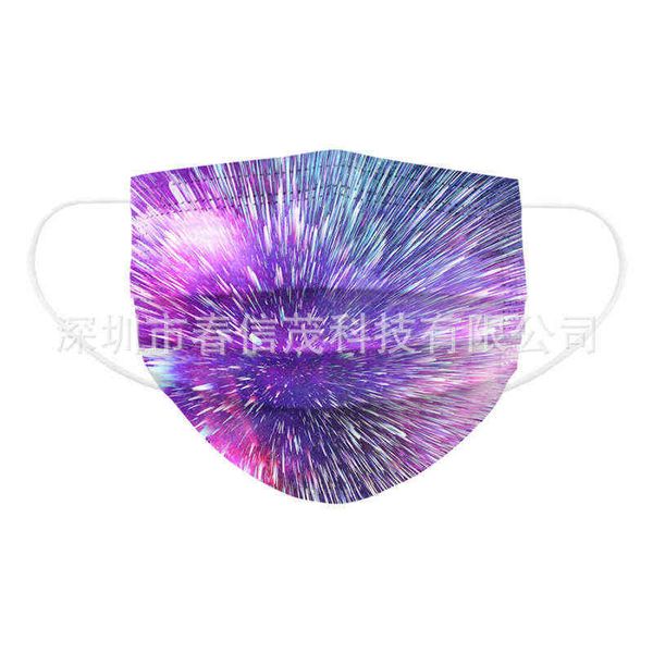 

selling disposable / child tie dyeing seri printed mask three-layer protective