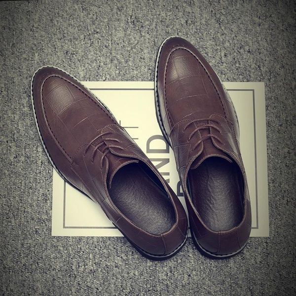 

dress shoes 2021 ly men's quality patent leather zapatos de hombre size 38-44 black split soft man da0249