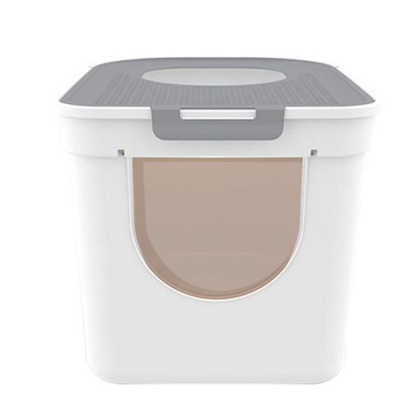 

dog apparel double door in cat litter basin closed excrement splash toilet size nest products