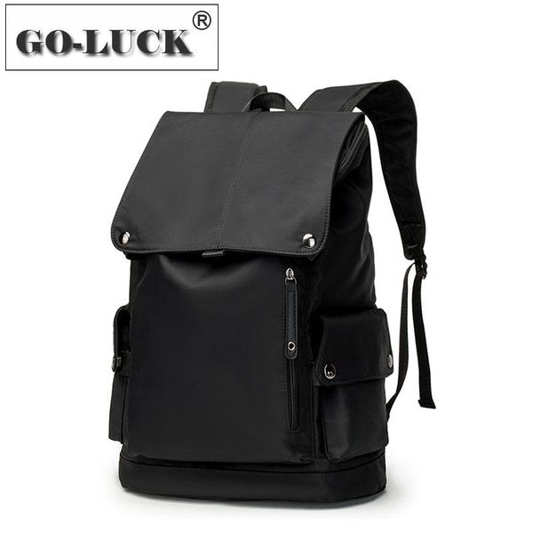 

backpack simple light travel men outdoor hiking climb ride daypacks rucksack school book bag waterproof nylon black