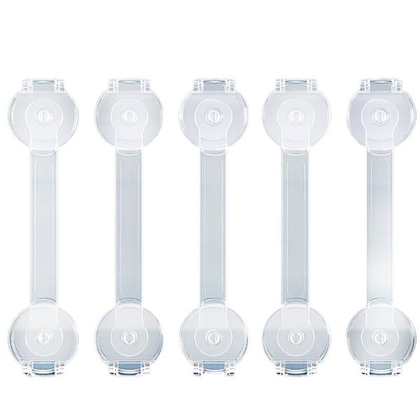 

hooks & rails 5pcs flexible adjustable children safety protection drawer pair unlock strap and lock system security