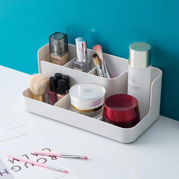 

makeup organizer bathroom storage box cosmetic organiser office deskmake up jewelry sundries container boxes & bins