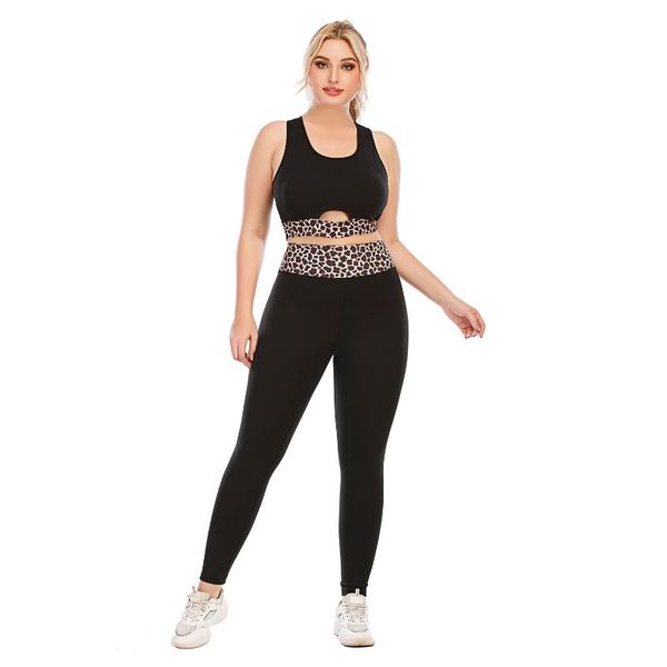 

yoga outfit 2021 women's workout set 2 piece outfits sports bra high waist leggings with pocket gym activewear suits plus size