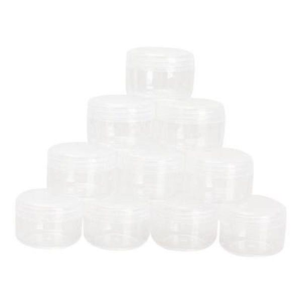 

10pcs mini cosmetic empty jar pot eyeshadow makeup face cream container