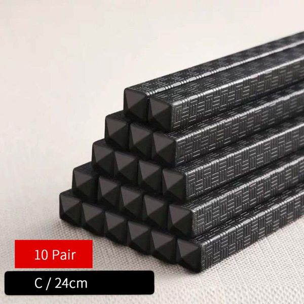 

chopsticks 10pairs kitchen tools portable reusable non slip dishwasher safe easy clean travel lightweight sushi fiberglass