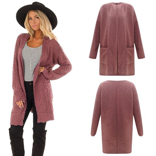 

women's sweaters avodovama  fashion women long solid knitted coats cardigans female 2021 autumn and winter, White;black