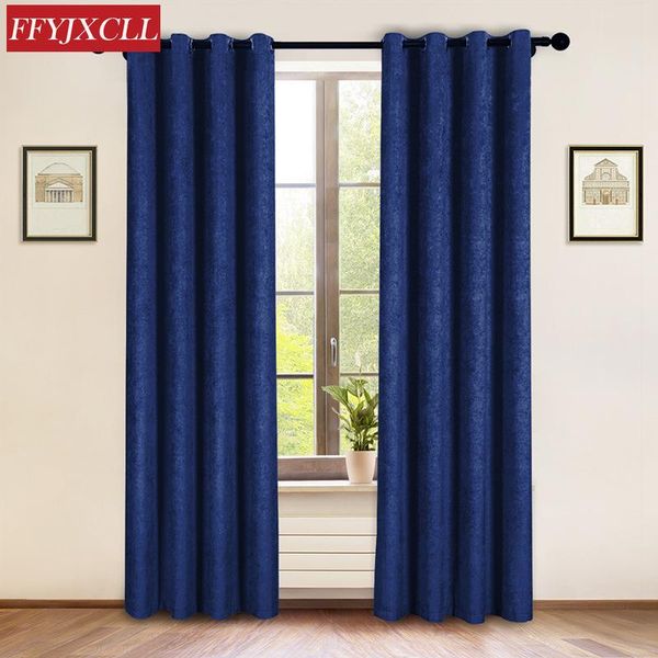 

curtain & drapes modern pure color chenille blackout curtains soft and comfortable living room bedroom dining